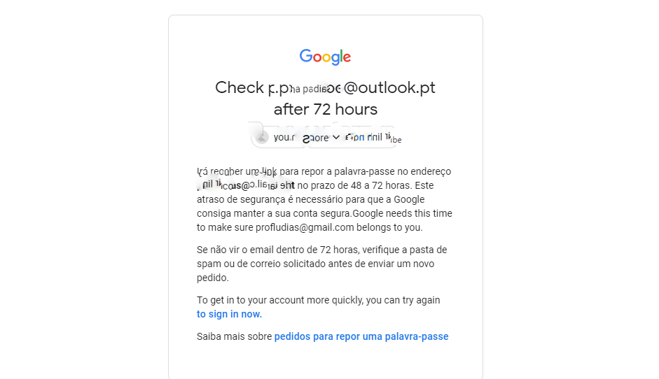 create google account phone number used too many times