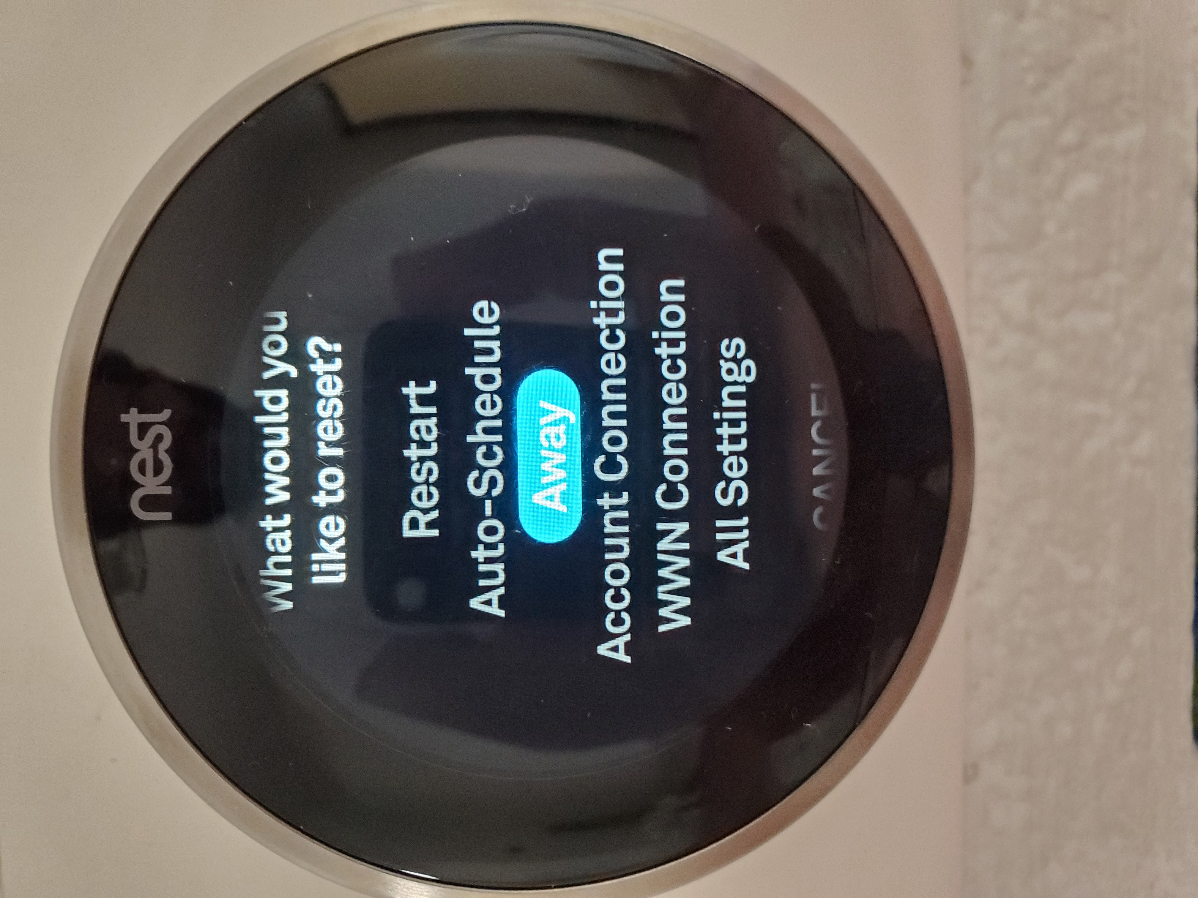 nest thermostat keeps thinks im away