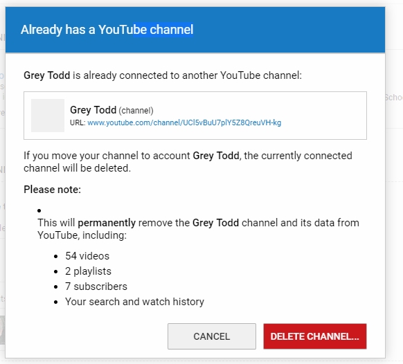 I Need To Move My Youtube Brand Account Into Just Being A Personal Account Youtube Community
