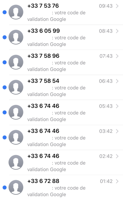 Je Reçois Des Codes De Vérification Je reçois continuellement des SMS de code de vérification - Communauté