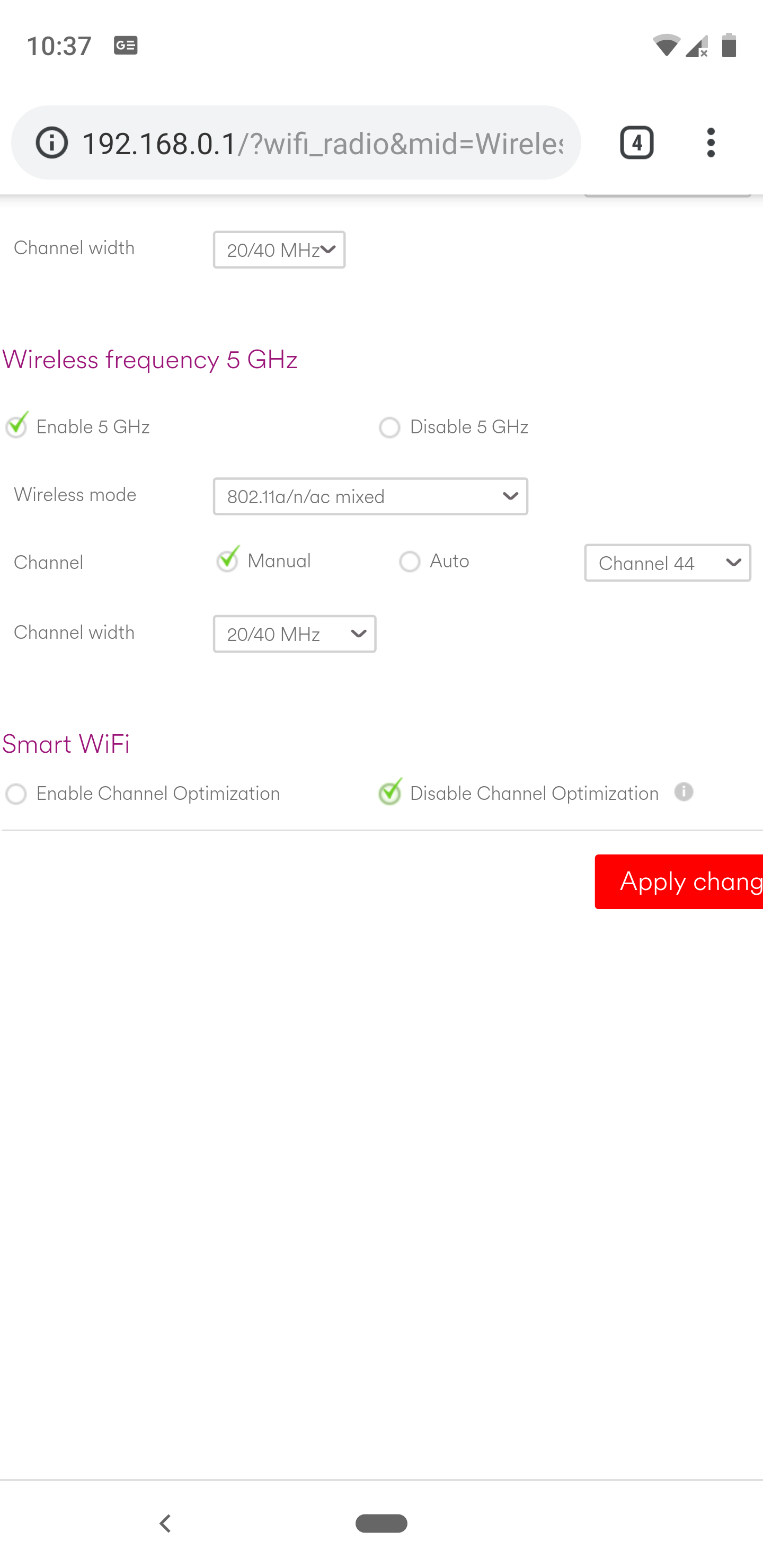 google home 5 ghz