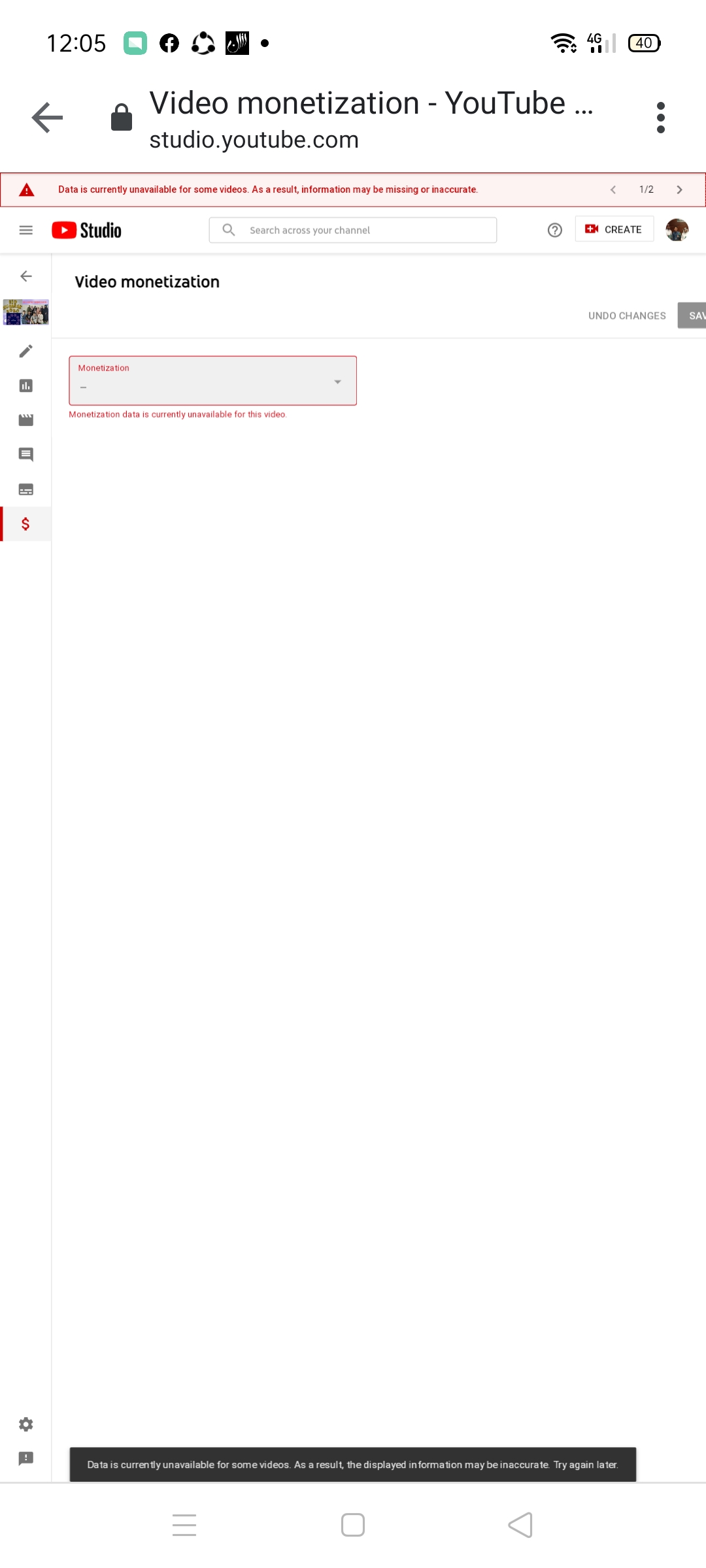 Video Monetization Is Not Available Youtube Community