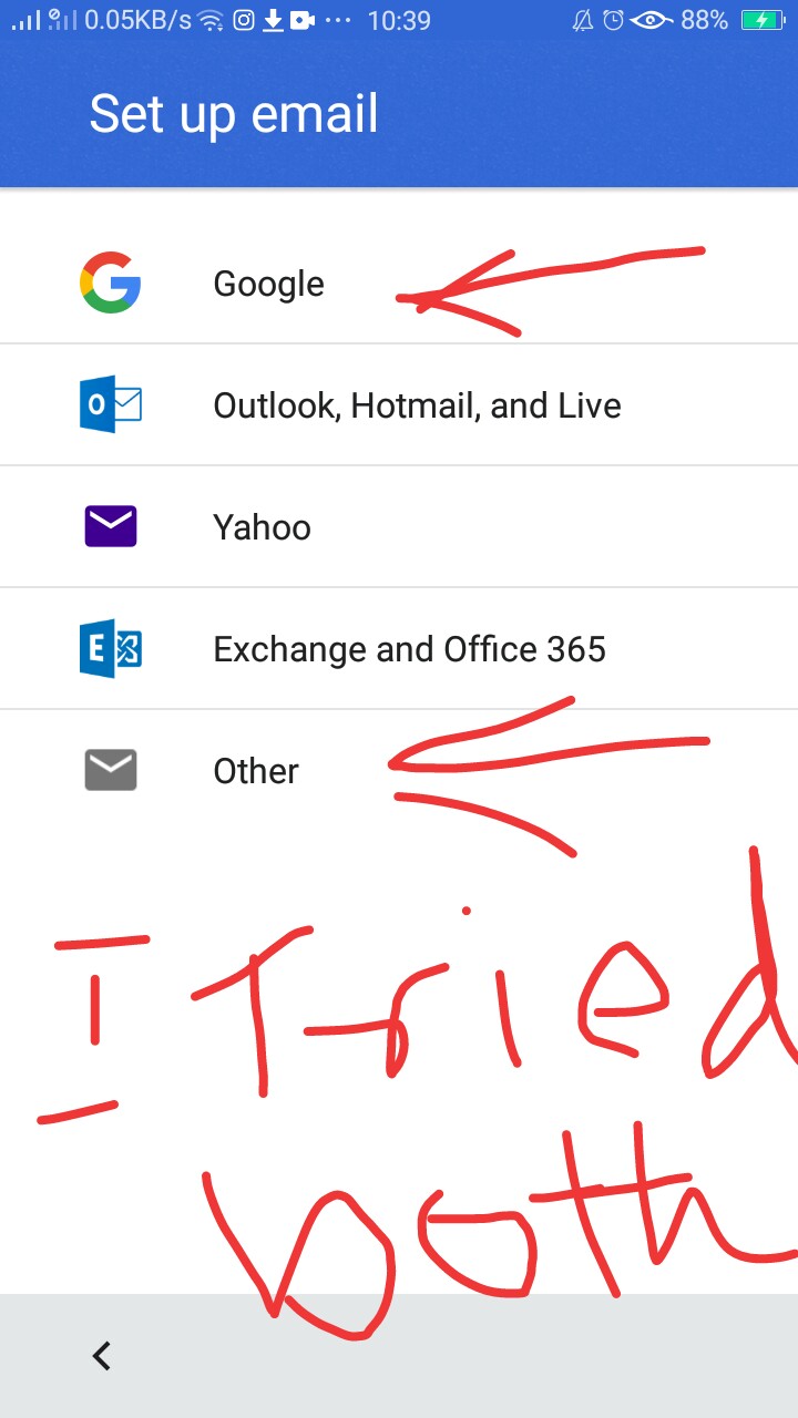 Why i can't add another google accounts or gmails? Google Account