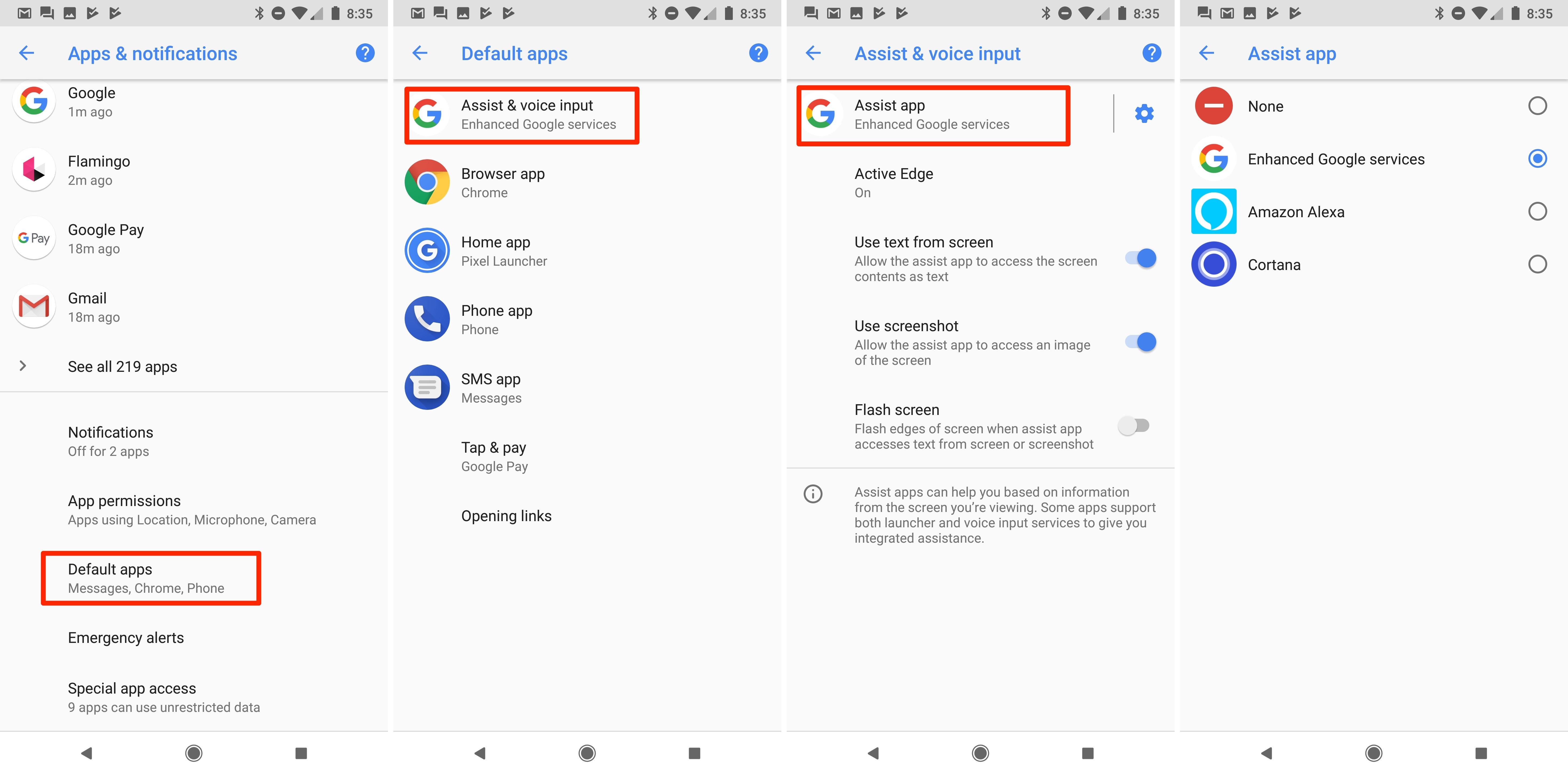 Google app access