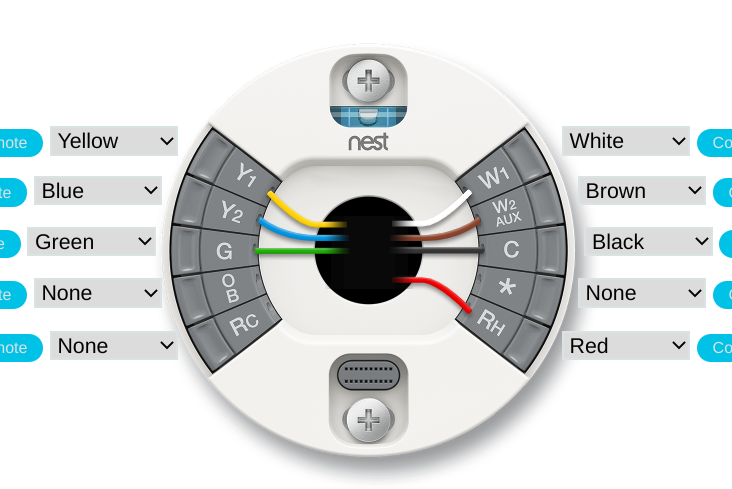 Google nest схема подключения