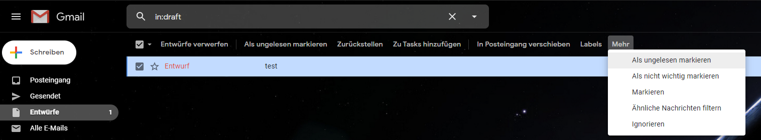 Wo Finde Ich Einen Zuletzt Geloschten Entwurf Gmail Community