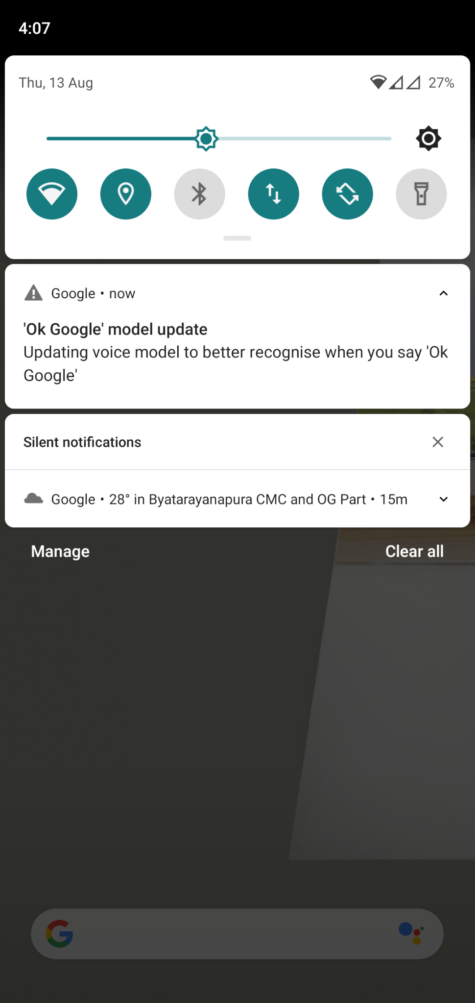 OK google model update download failed - Android Community