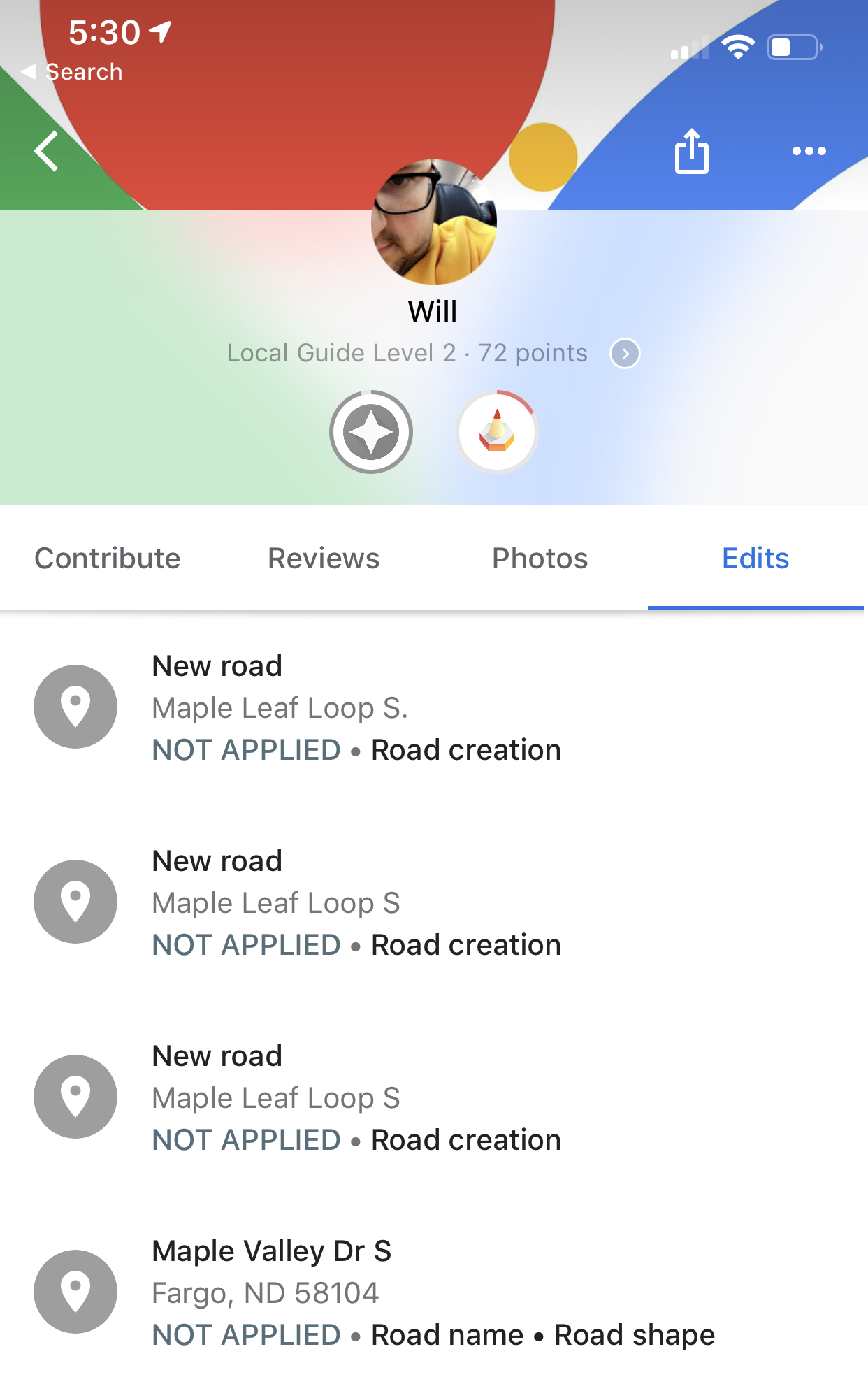 add a road to google maps