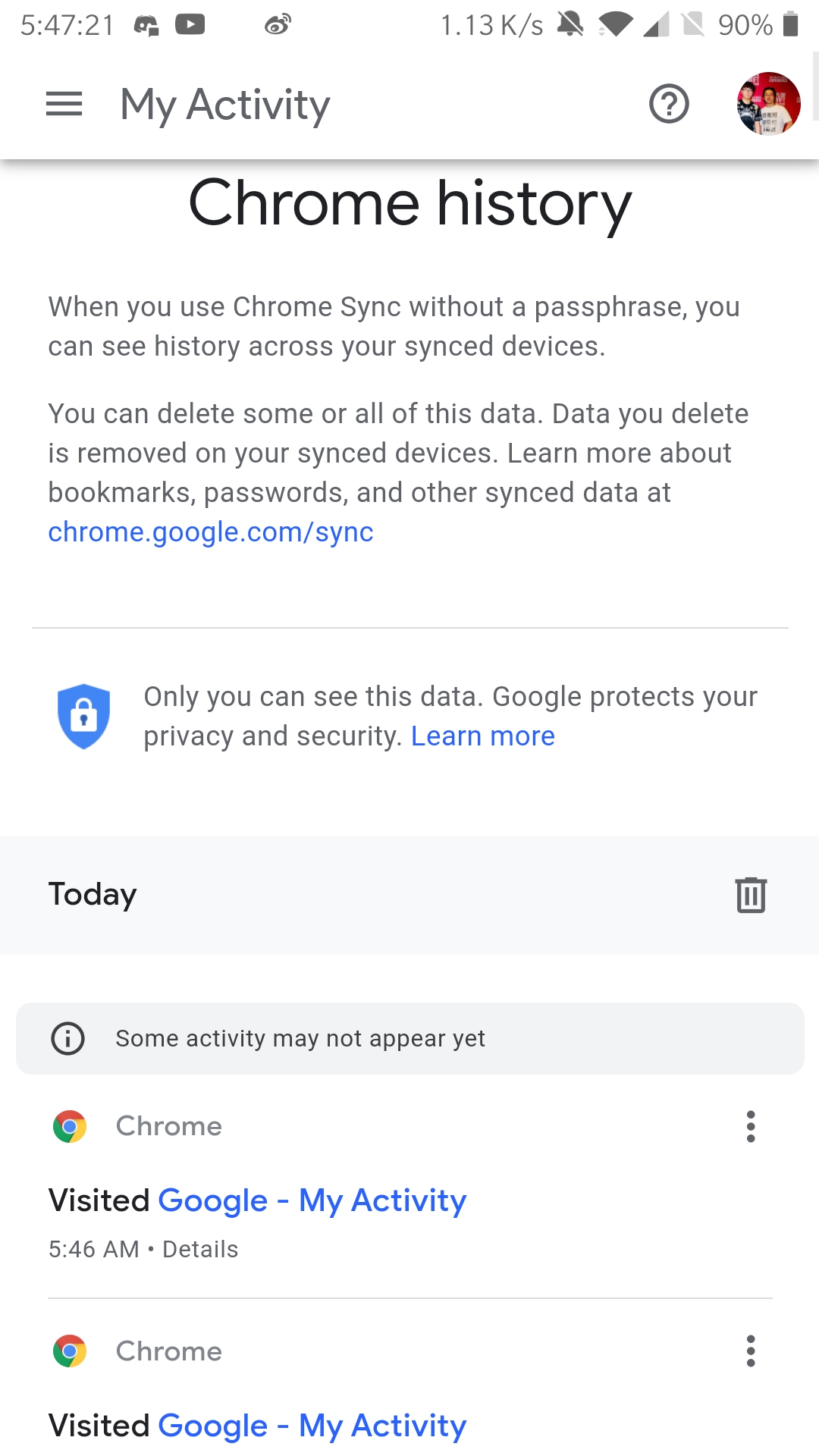 Myactivity.Google.Com History Delete  