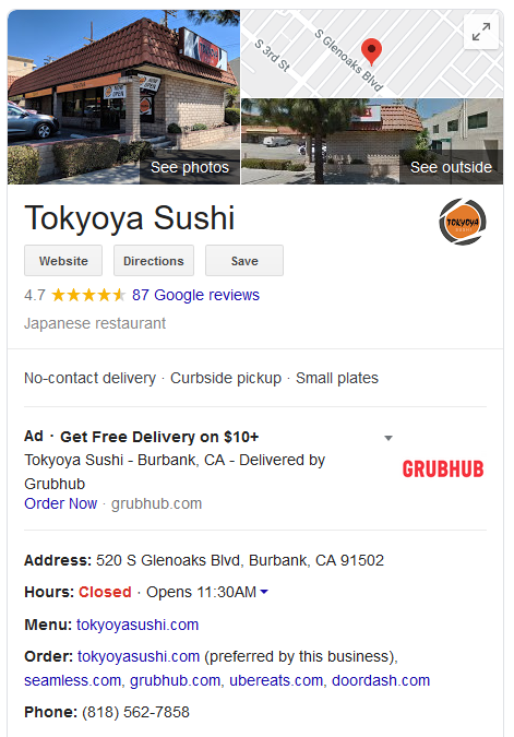 How to Remove the DoorDash Order Link from Google My Business 