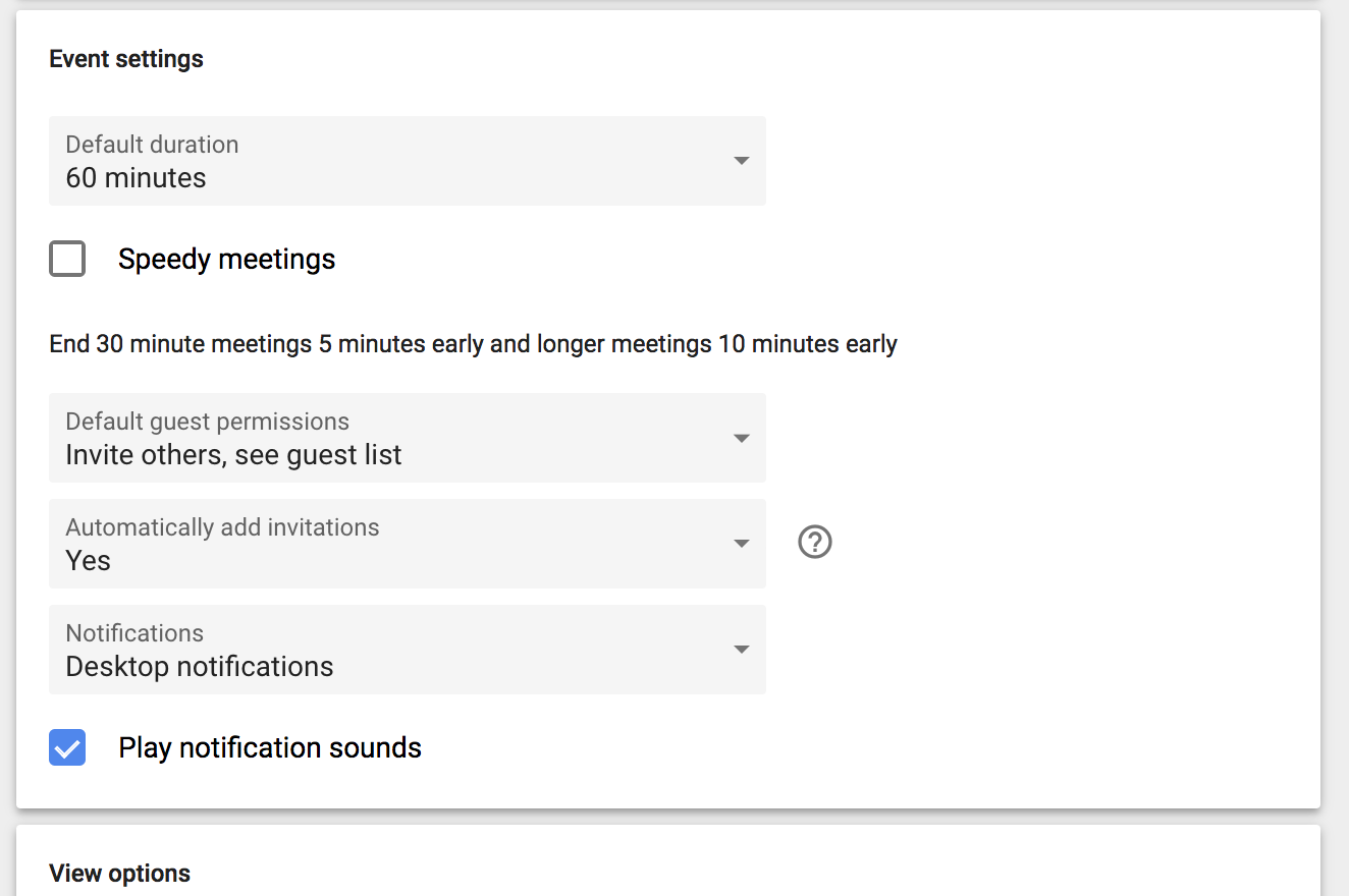 Disable Automatic Hangouts Link for a Calendar Checkbox in Settings