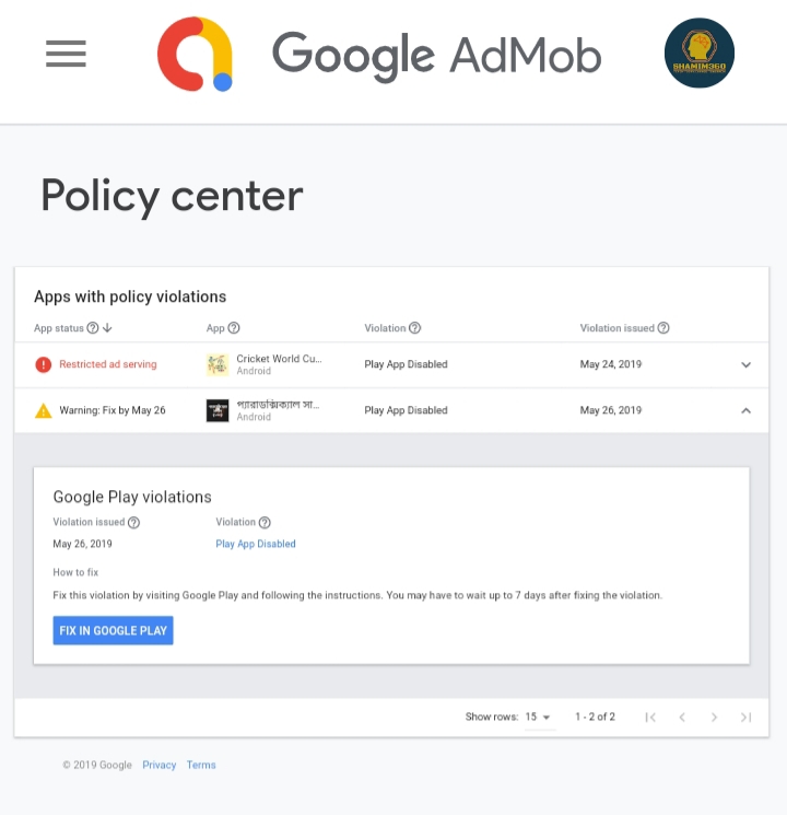 Google Play We found ads in your app - remove AdMob when not