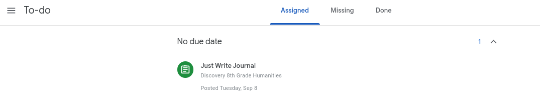 No Assignments Appear In To Do List Google Classroom Community No Assignments Appear In To Do List Google Classroom Community