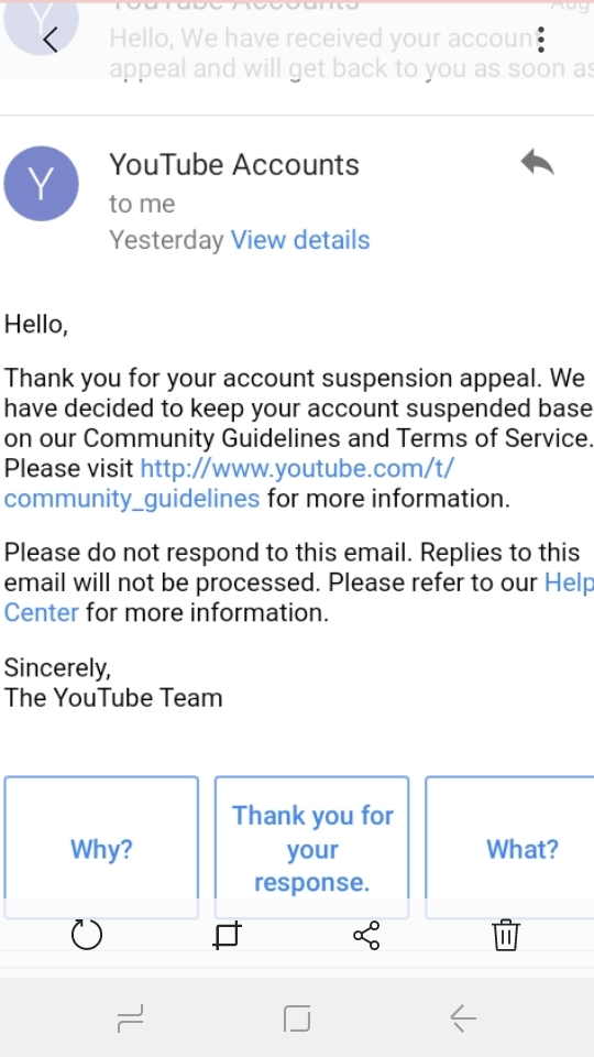 My Youtube Channel Got Suspended Please I Need Help Youtube Community