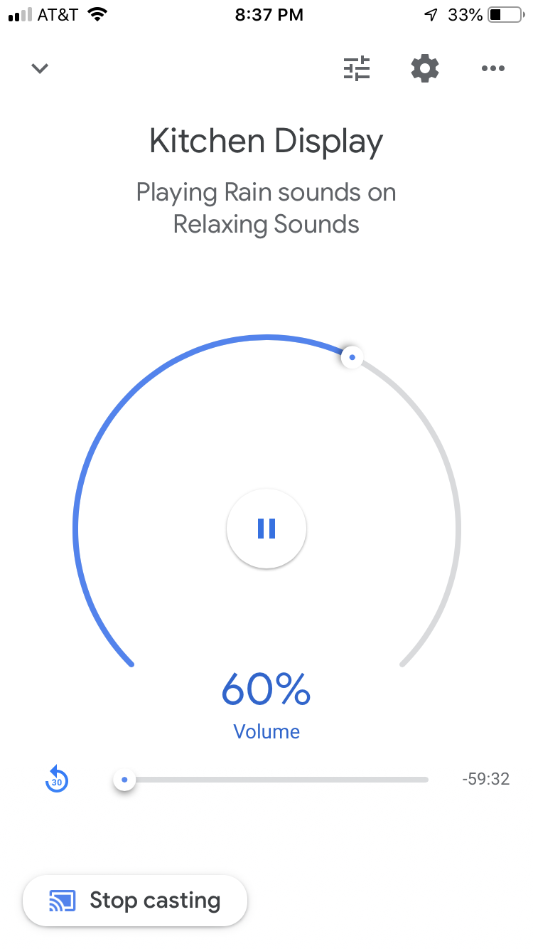 google home play relaxing sounds