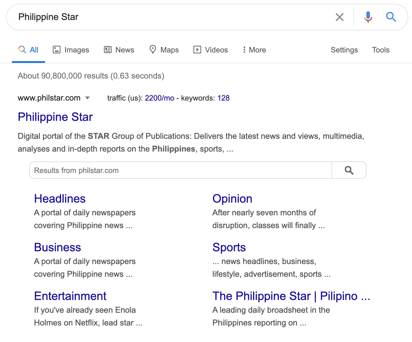 Philippine daily star