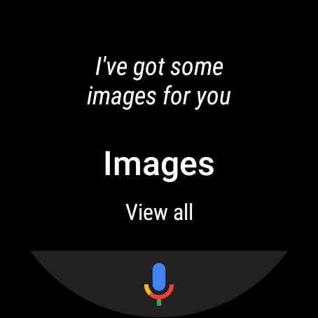 Google assistant shows blank screen when asked a question in my
