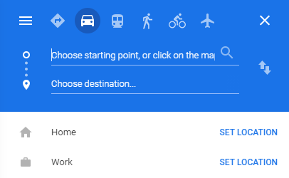 Directions To My Work Home Address Not Showing Up In Directions - Google Maps Community