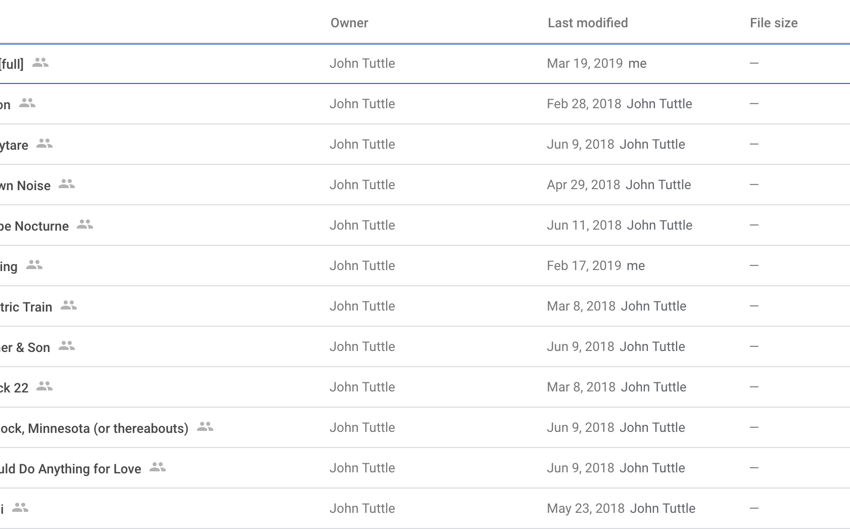 file size google drive