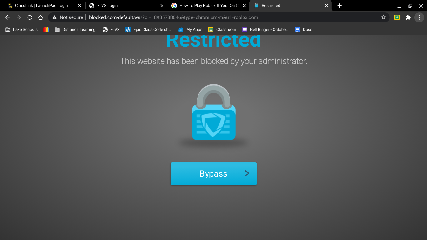 Unblock Roblox on a School Computer