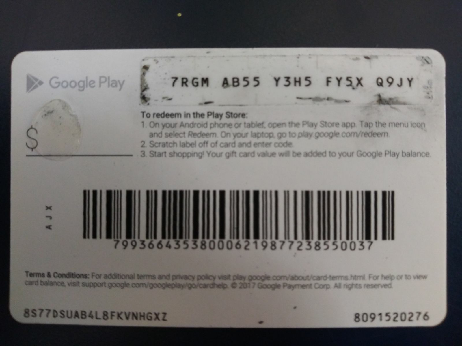 google pay amazon gift card