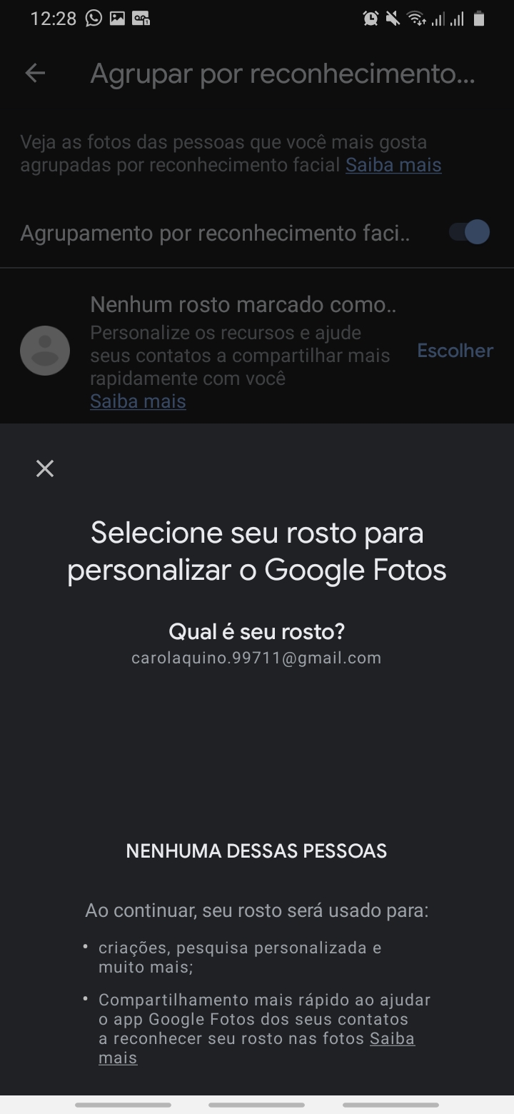 Não está aparecendo pessoas no fotos - Comunidade Google Fotos