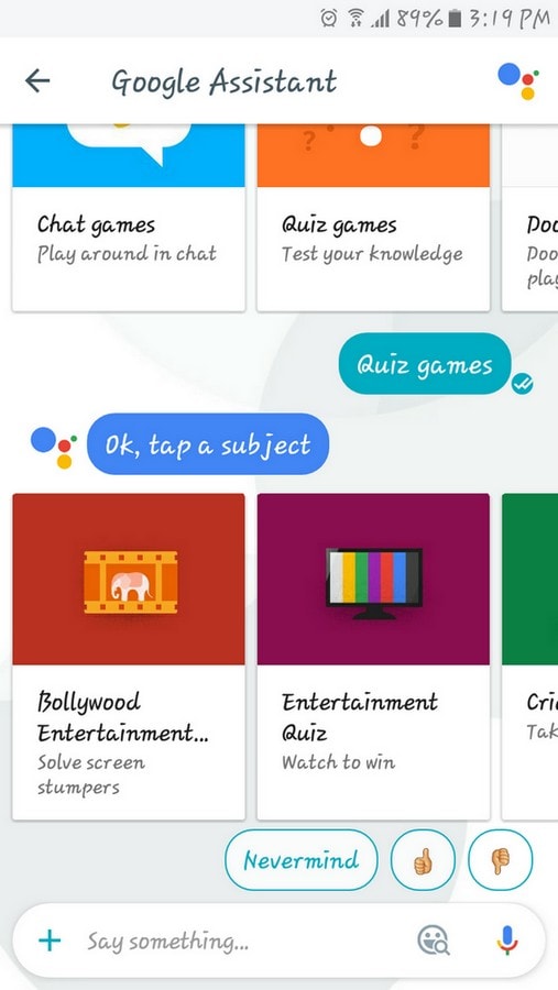 The Google Assistant wants to play games with you