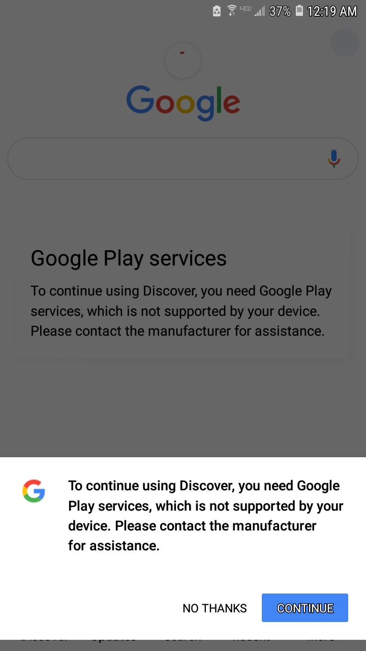 Google Play Services Not Supported By Your Device Samsung J7 Google Play Community