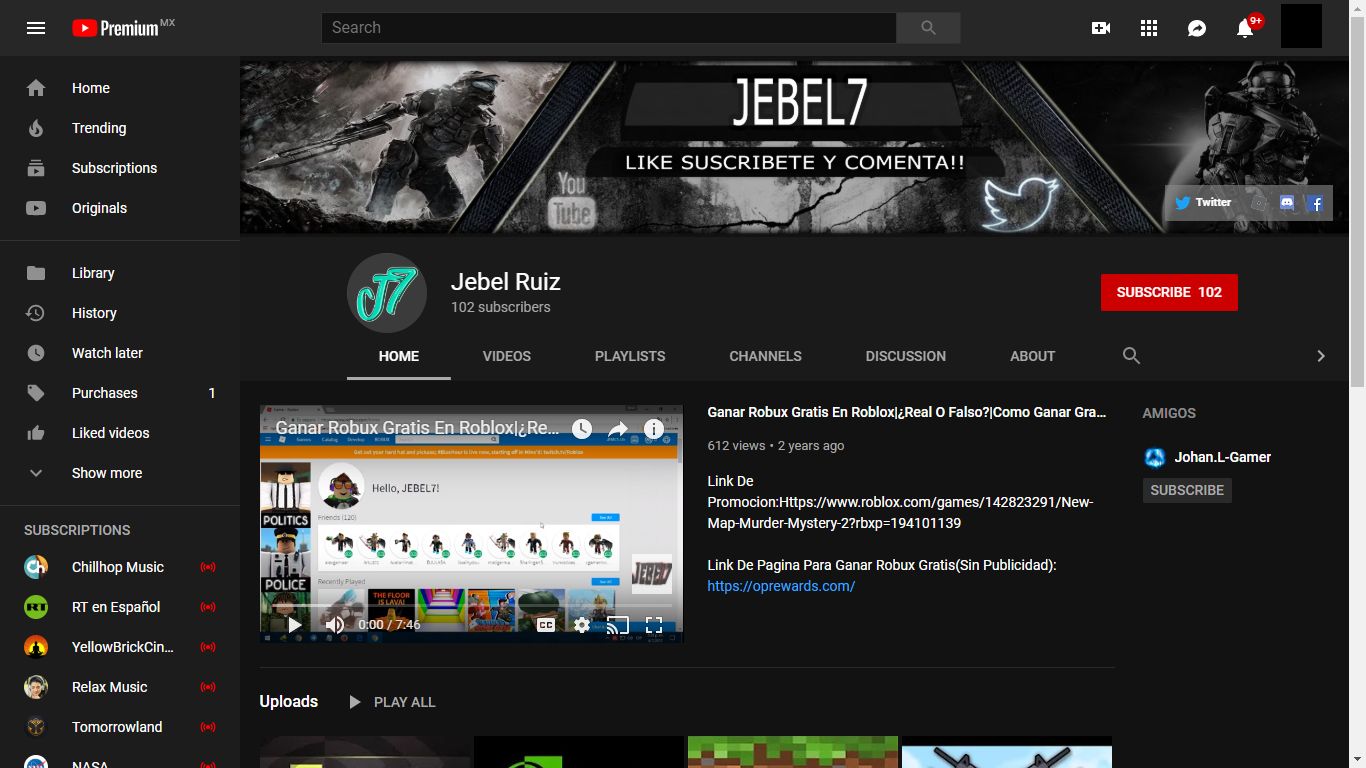 Mi Nombre De Youtube Cambie En Mi Canal Y En Busquedas De - 