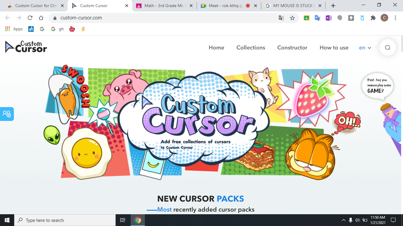 How to use cursor constructor? - Custom Cursor