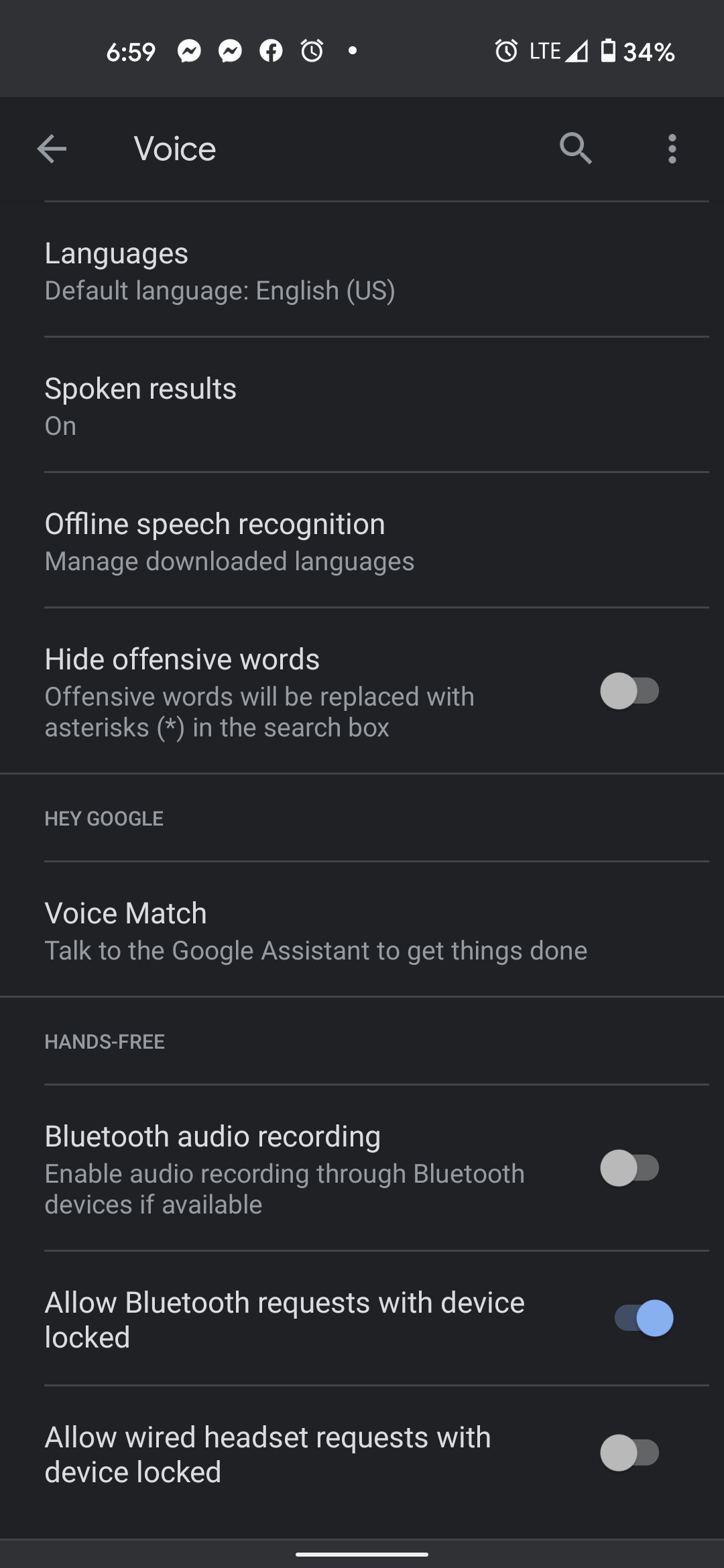 google voice typing