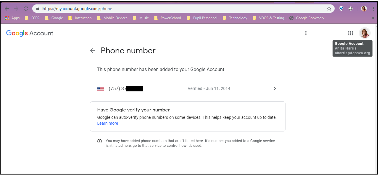 How Do I Remove A Phone Number Used For Recovery From A Gsuite Profile Google Workspace Admin Community