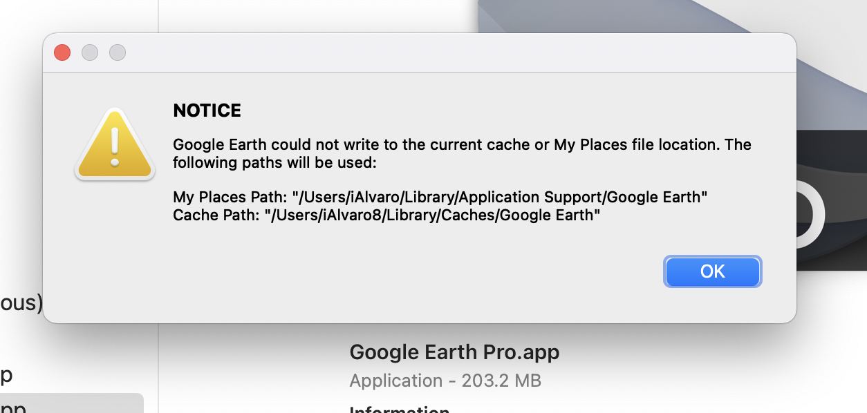 how to clear cache for google earth on mac