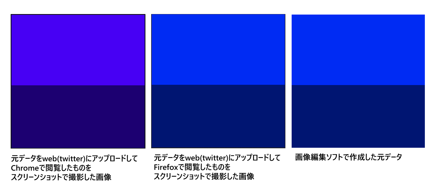 chromeブラウザで表示される画像の色味がおかしい - Google Chrome