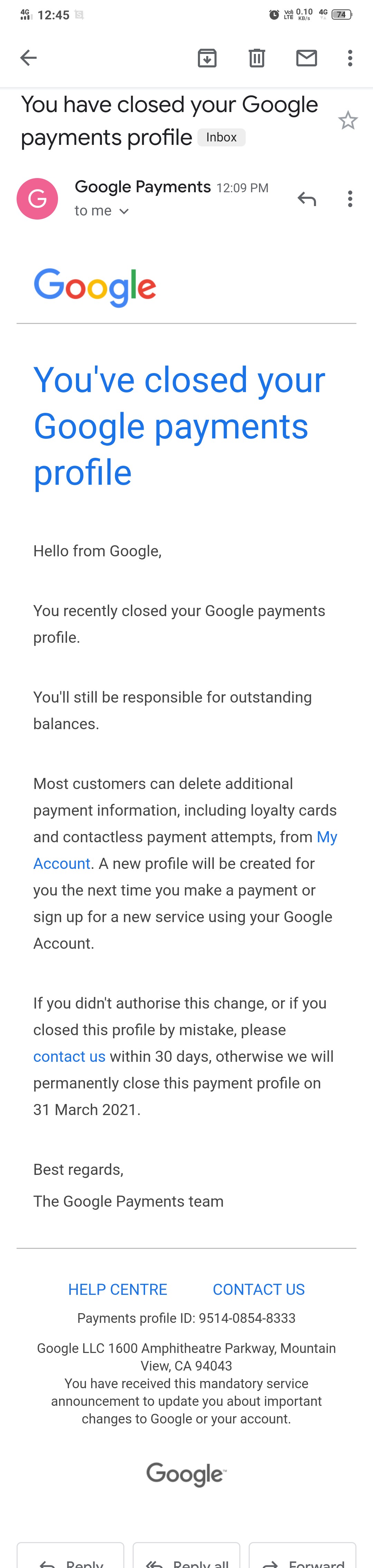 How reopen my google play payment profile Google Play Community