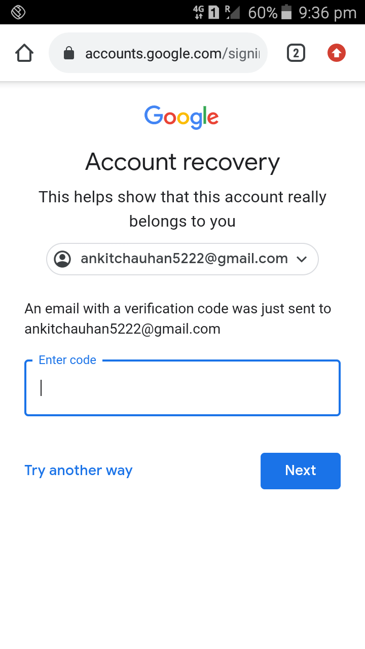 GOOGLE ACCOUNT HELP CENTER visual data 6