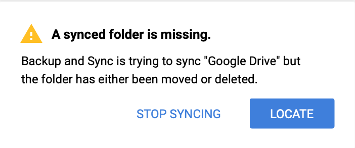 install backup and sync from google mac