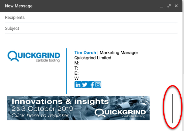 Gsuite Signature Including An Extra Sold Black Line G Suite