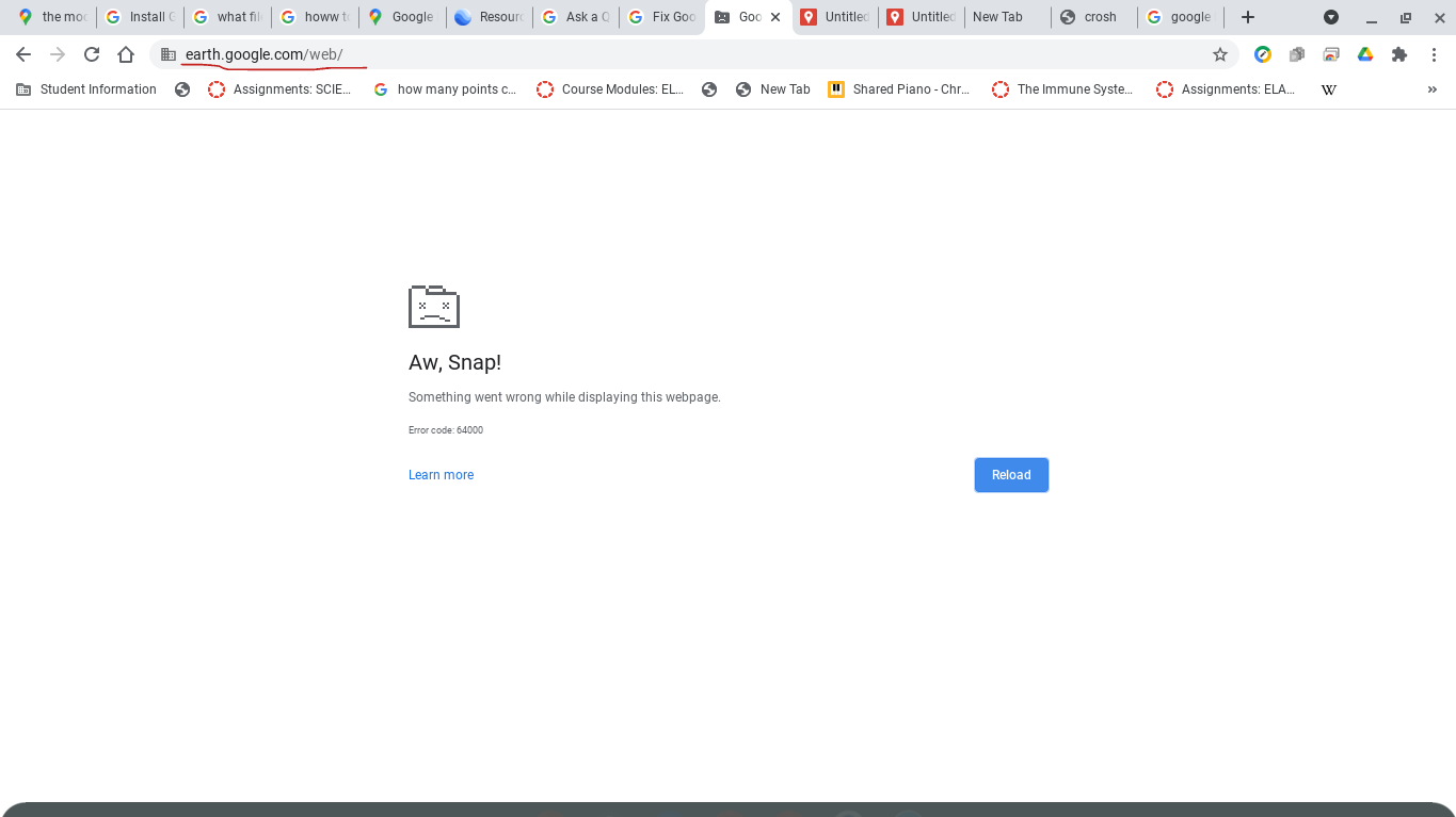 google chrome extensions crashing on startup