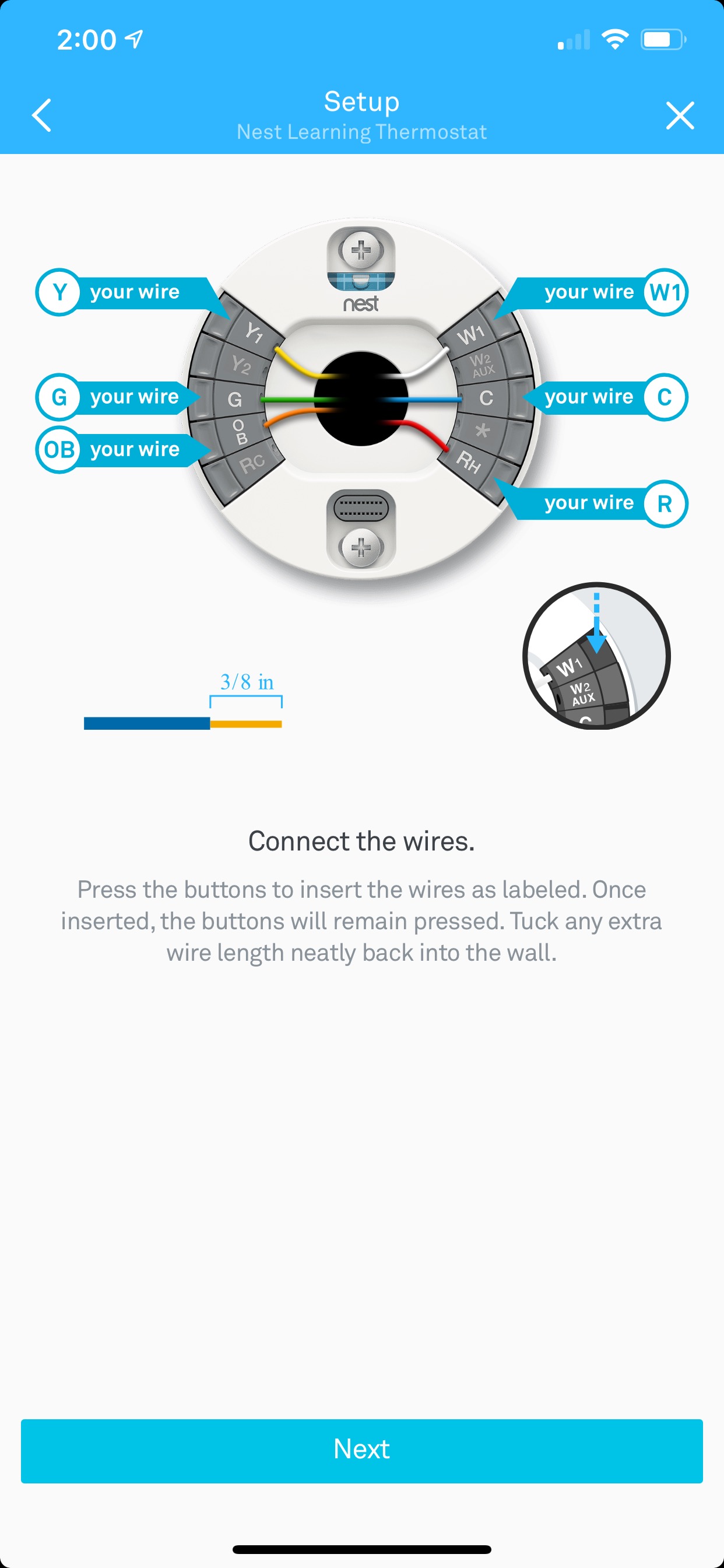 Nest learning thermostat wont activate heat s1/s2 wires with sensors - Google Nest Community