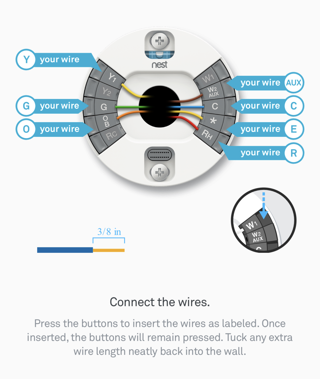 Nest blowing warm air on cool and will only blow hot air while in auxiliary heat. - Google Nest