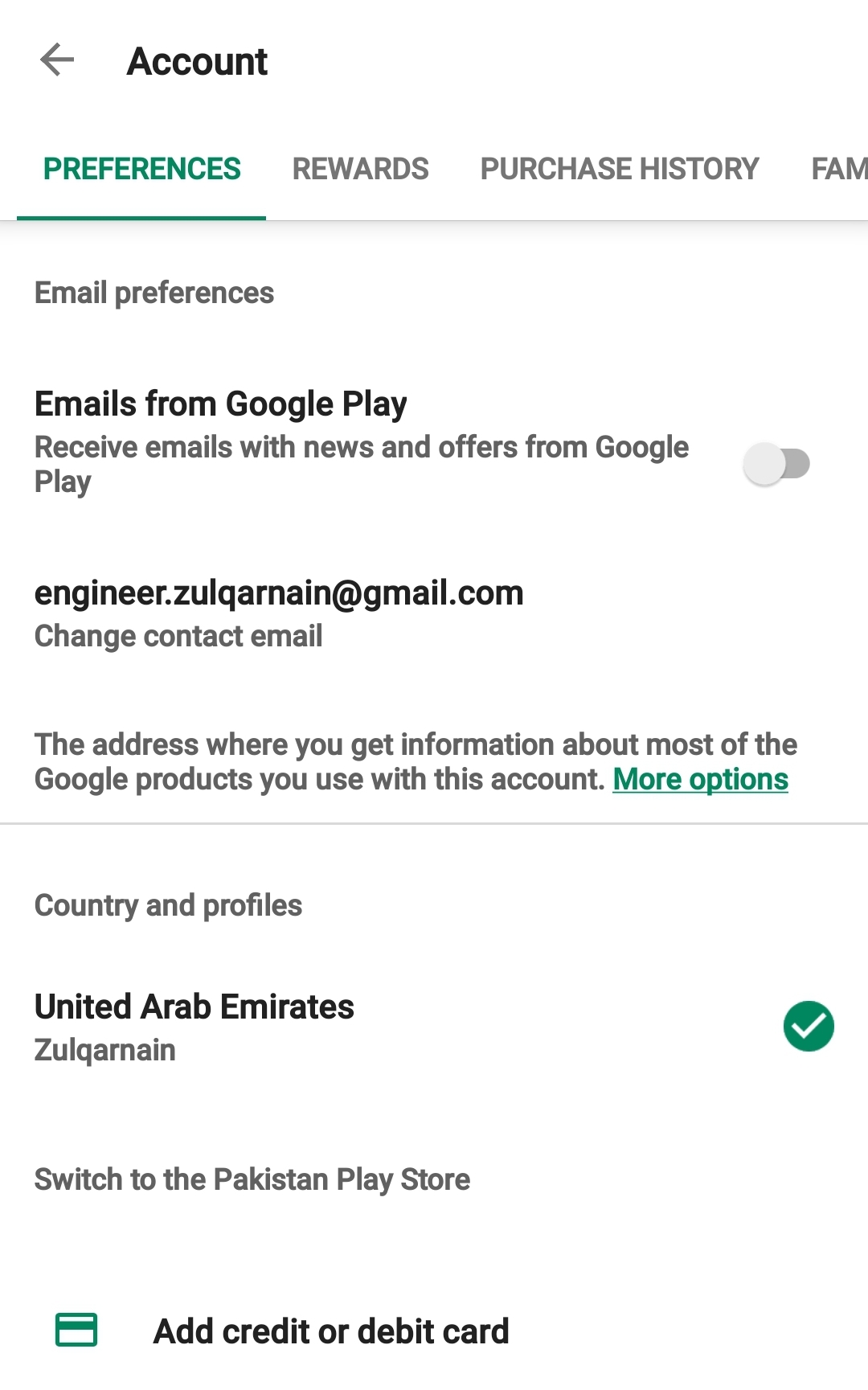 How can i change my reward by Google on redeeming google play code. I'm  not playing those games.. - Google Play Community