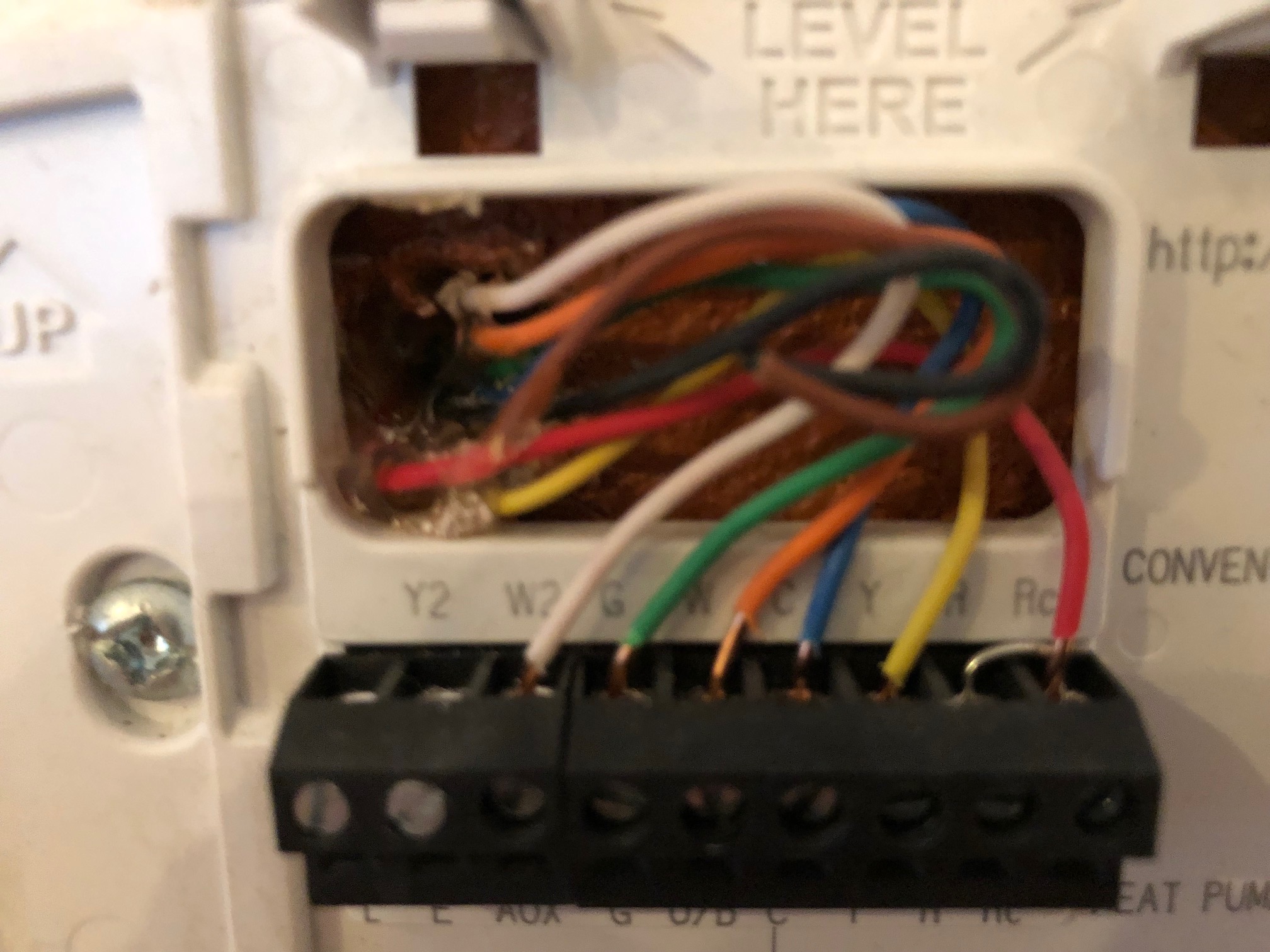 Which Nest Thermostat Terminals Should The Y And W Wires Be Connected To Google Nest Community