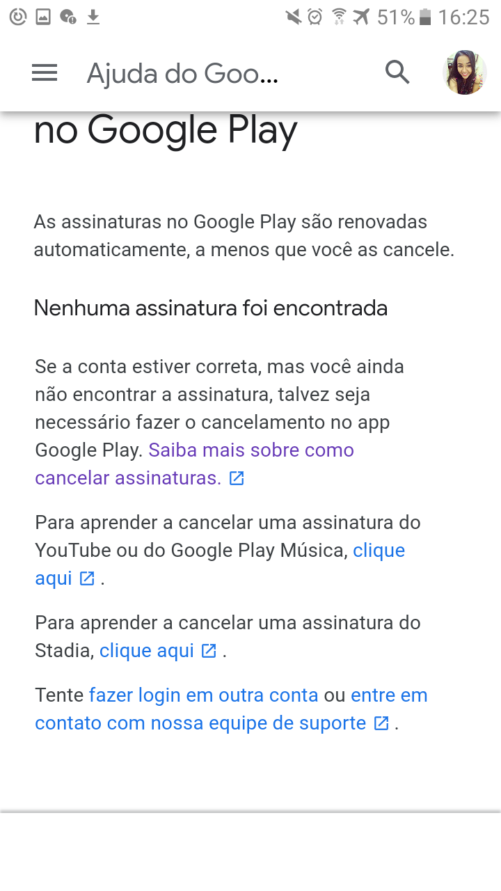 Cancelar teste grátis - Comunidade Google Play