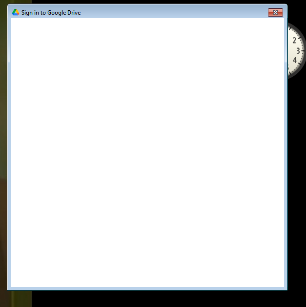 google web designer blank screen