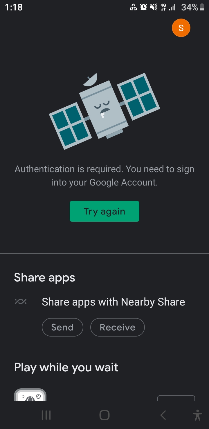 Play store says I have to sign in to my account but I am already signed in  - Google Play Community