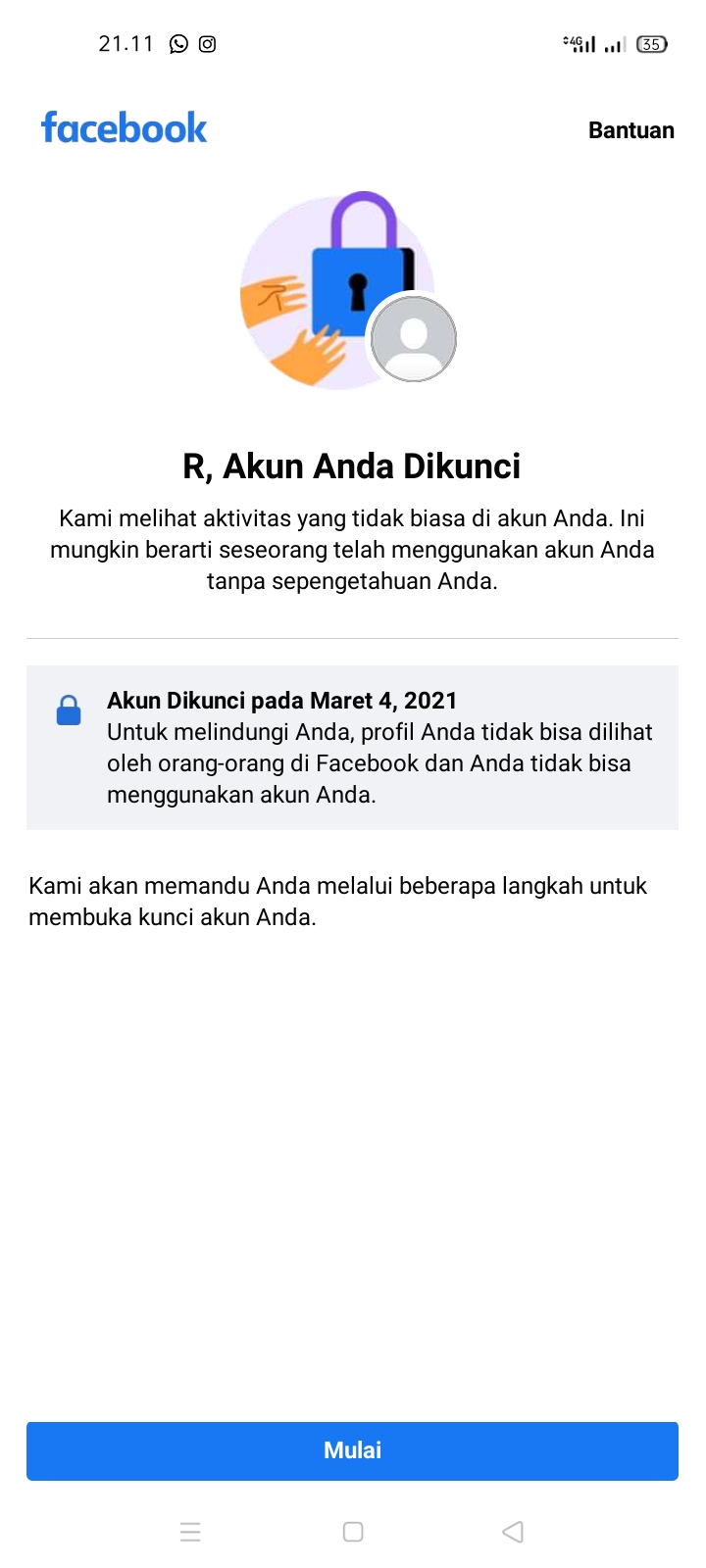 Min Tolong Saya Akun Fb Saya Yg Terkait Dg Email Ini Terkunci Atau Ke Sesi Tolong Min Komunitas Google Chrome