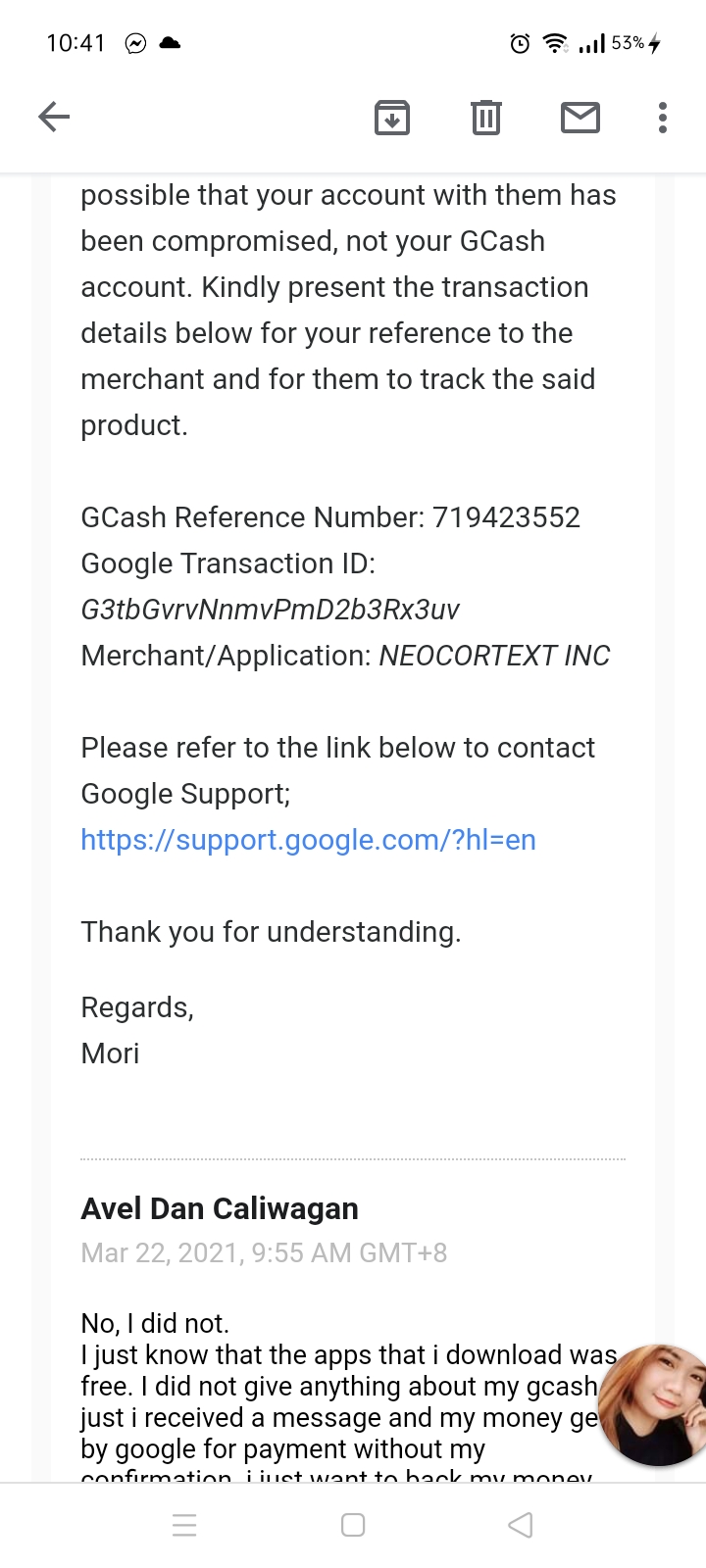 Non-refundable payment - Google Play Community