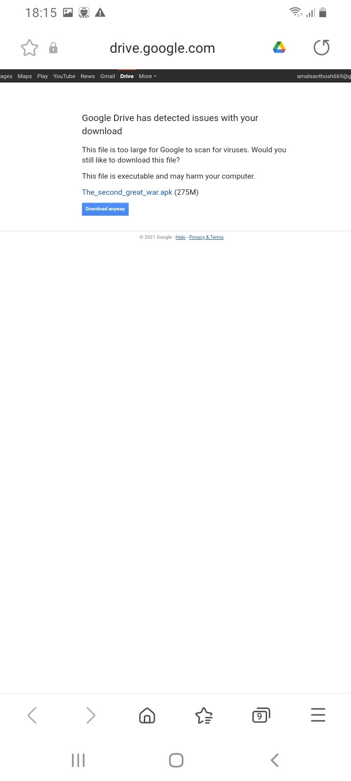 Google Drive Thinks I'M Using A Computer When I'M Using A Phone.