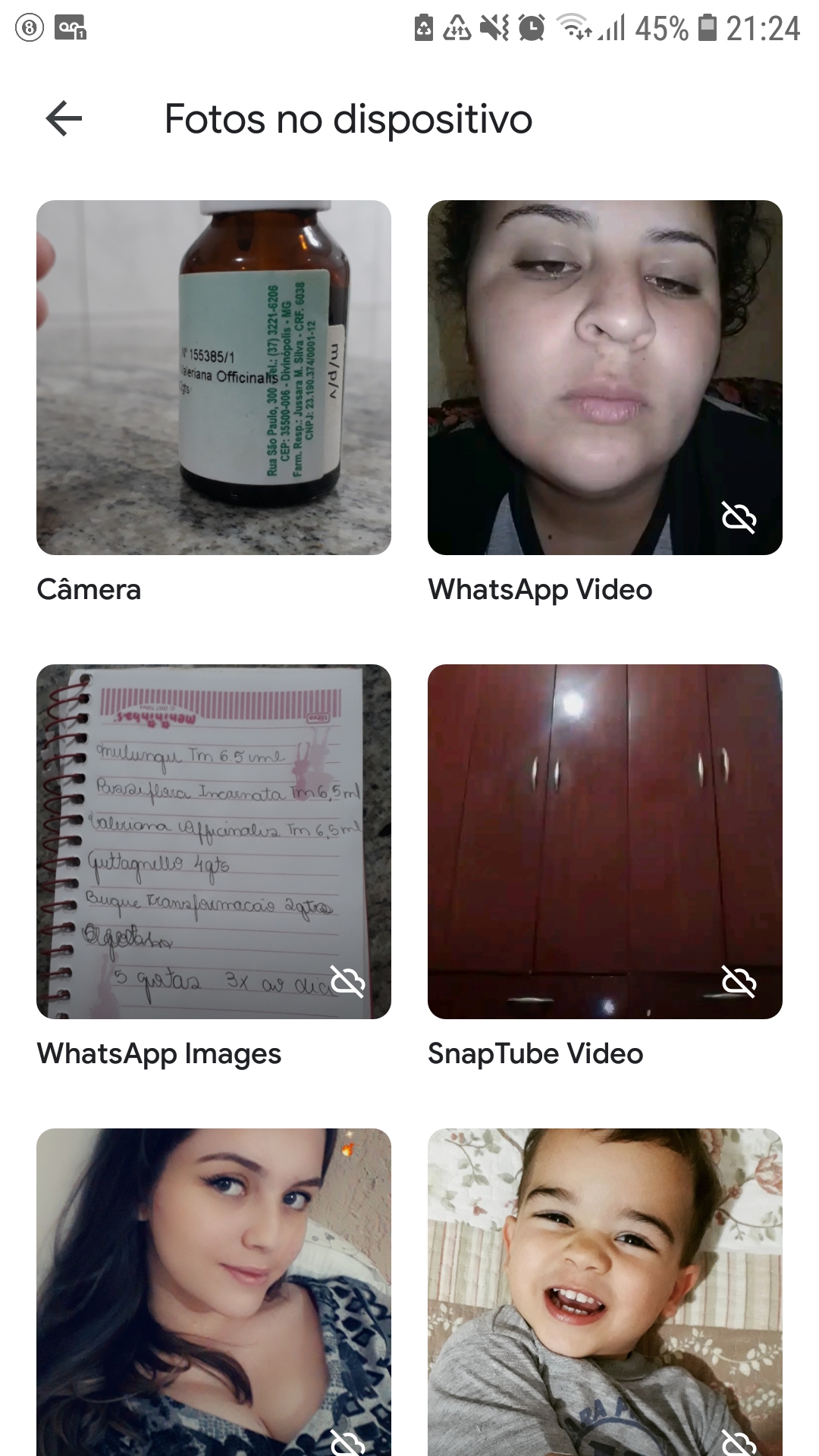 As imagens que são enviadas para mim no WhatsApp não aparecem na pasta do  dispositivo no google foto - Comunidade Google Fotos